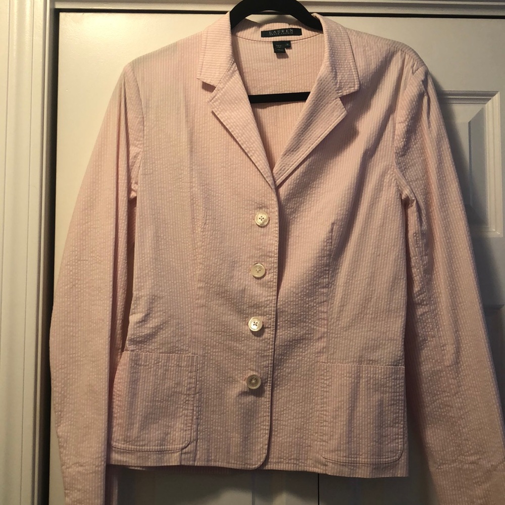 Sear sucker Ralph Lauren blazer (m)